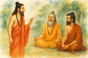 Read more about the article दो तपस्वी और नारद मुनि – कृतज्ञता और धैर्य की प्रेरक कहानी (Narada and Devotees Gratitude Story)